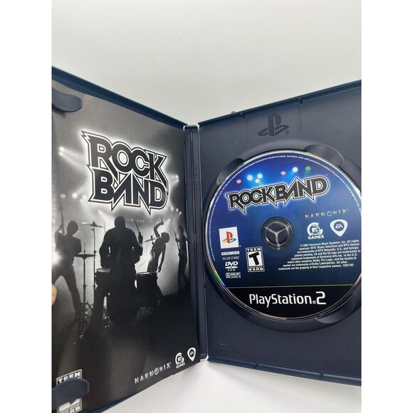 Rock Band (Sony Playstation 2 Ps2 2007) Game Disc Complete With Manual - Picture 4 of 7